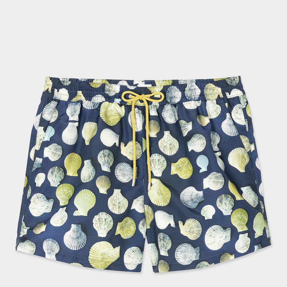 Navy Shells Swim Shorts main product photo