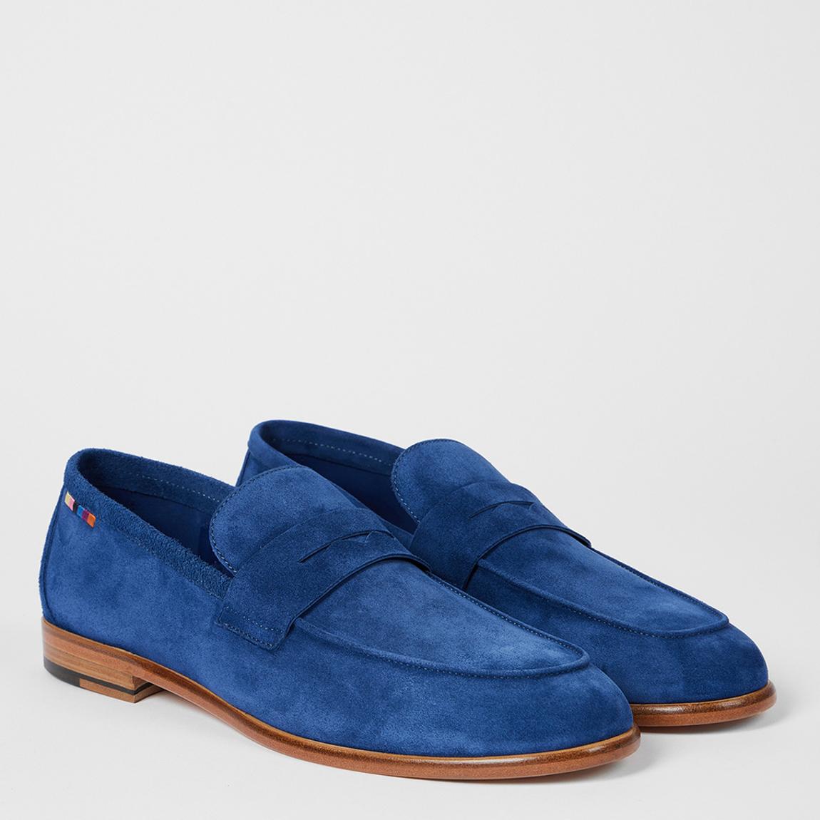 Blue Leather Figaro Shoes main product photo