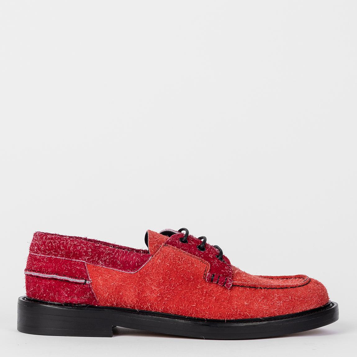 Red Suede Leather Larimar Shoes main product photo