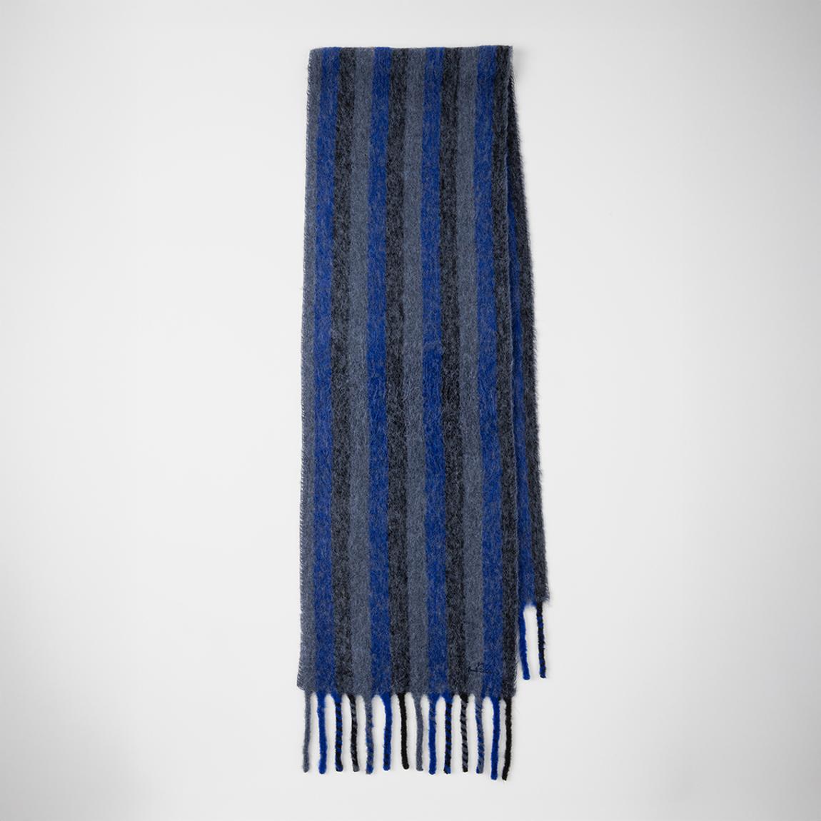 Blue Cozzy Stripe Wool Scarf
main product photo