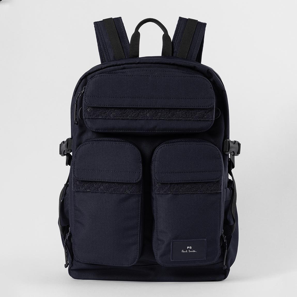 Navy Zip Backpack main product photo