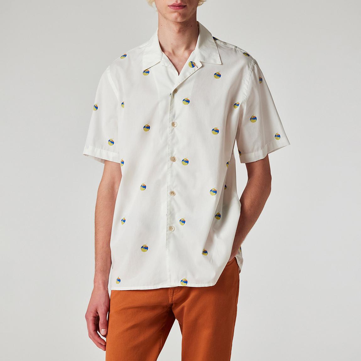 White Casual Fit Shirt main product photo
