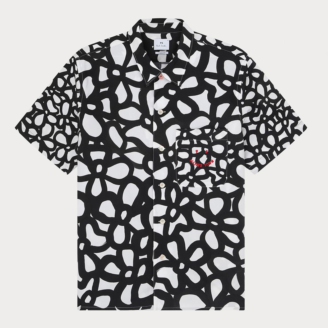 Black/White Casual Fit Shirt main product photo