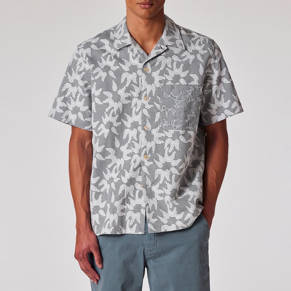 Grey/White Casual Fit Shirt main product photo