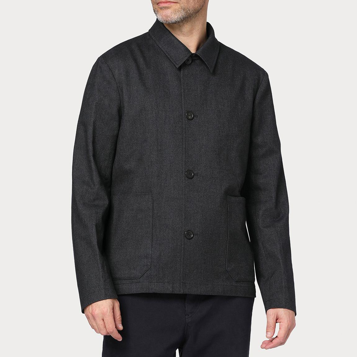 Black Button Down Jacket main product photo