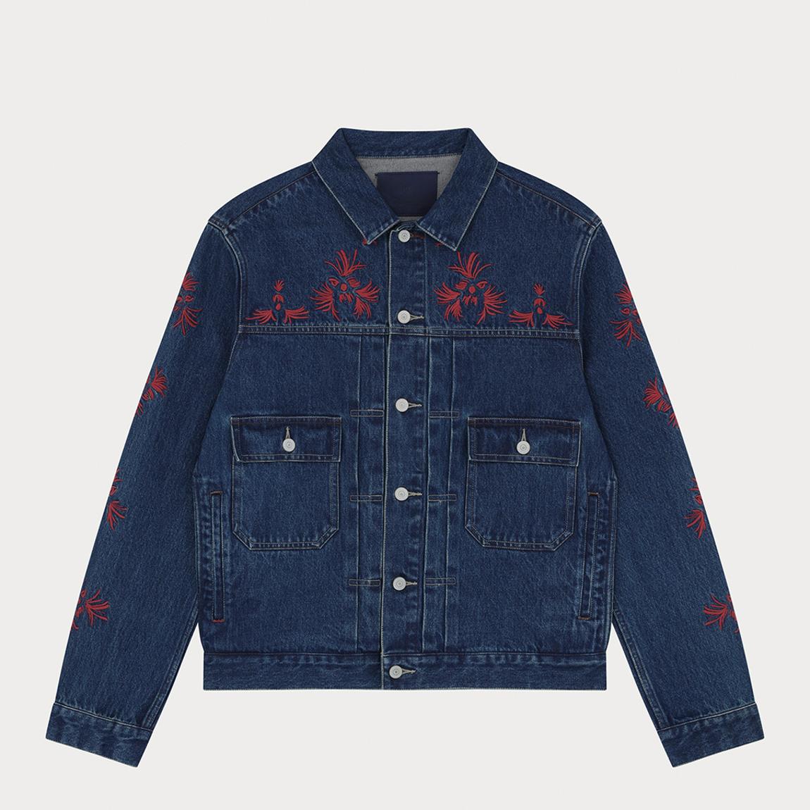 Blue Denim Western Jacket main product photo