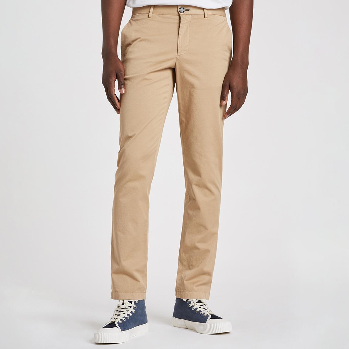 Beige Mid Fit Chino Trouser main product photo