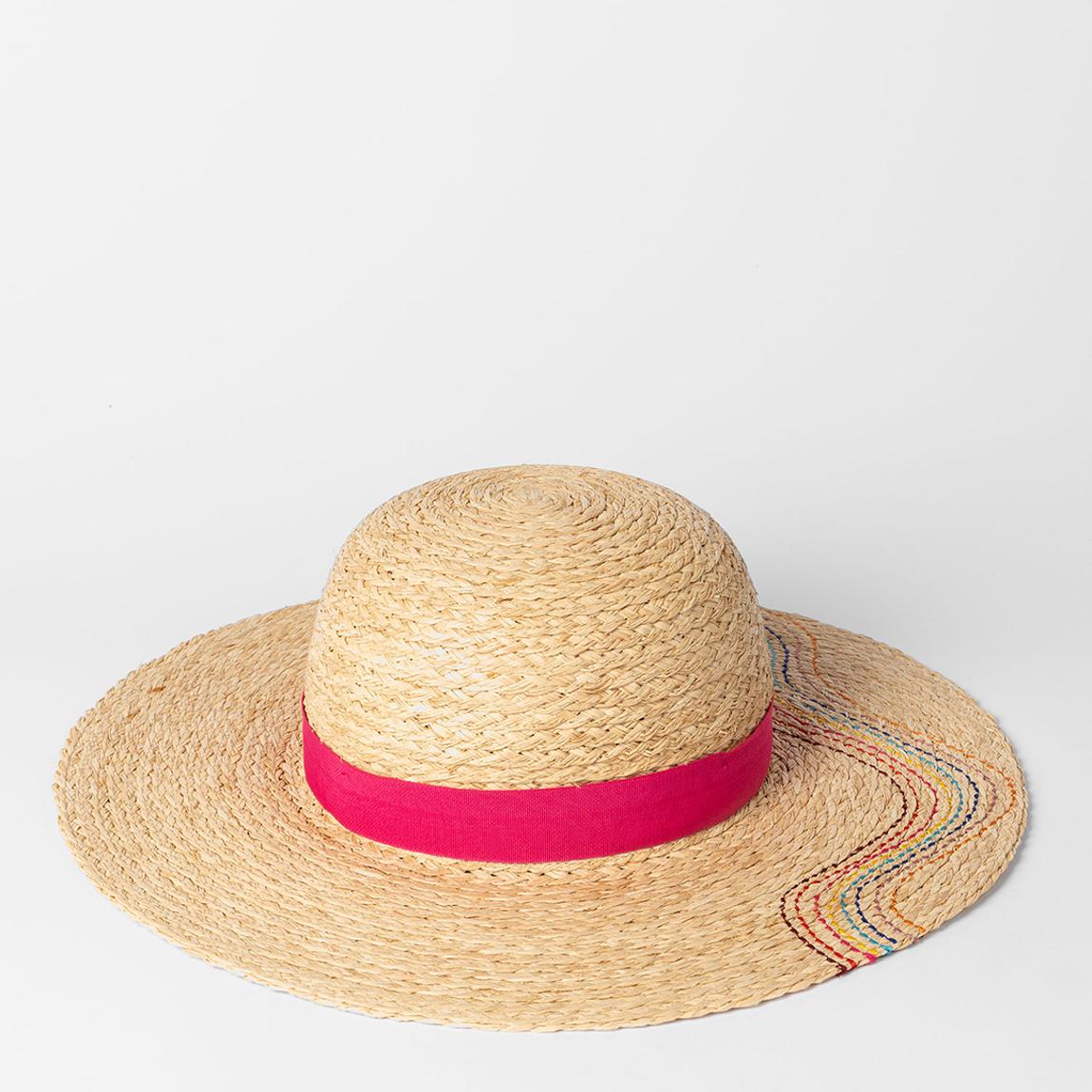 Sand Embroidered Straw Hat main product photo
