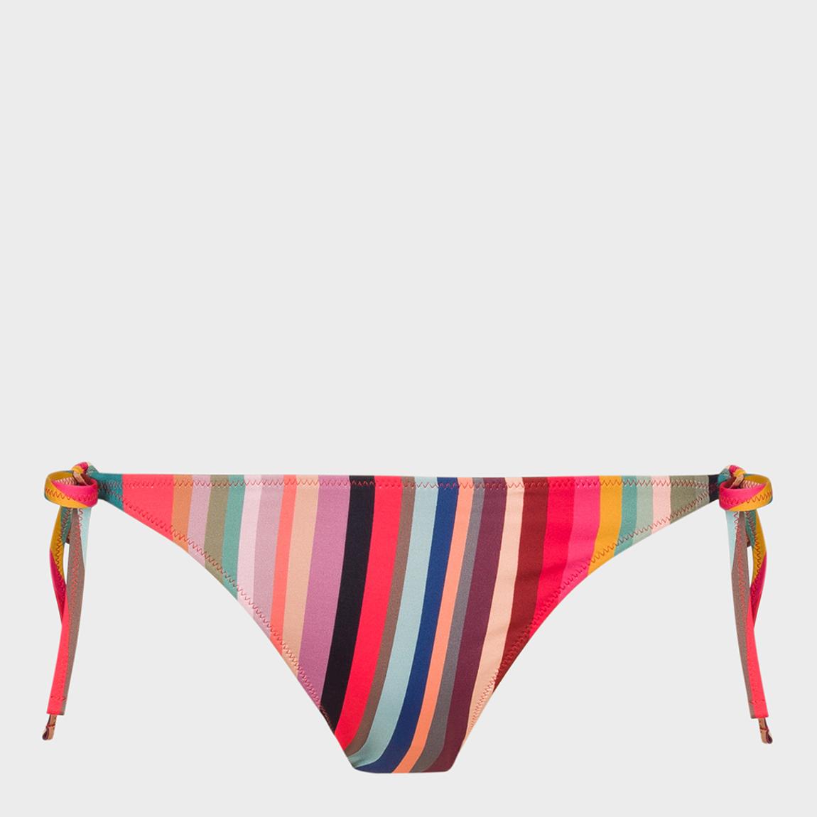 Multi Stripe Tie Bikini Bottoms main product photo