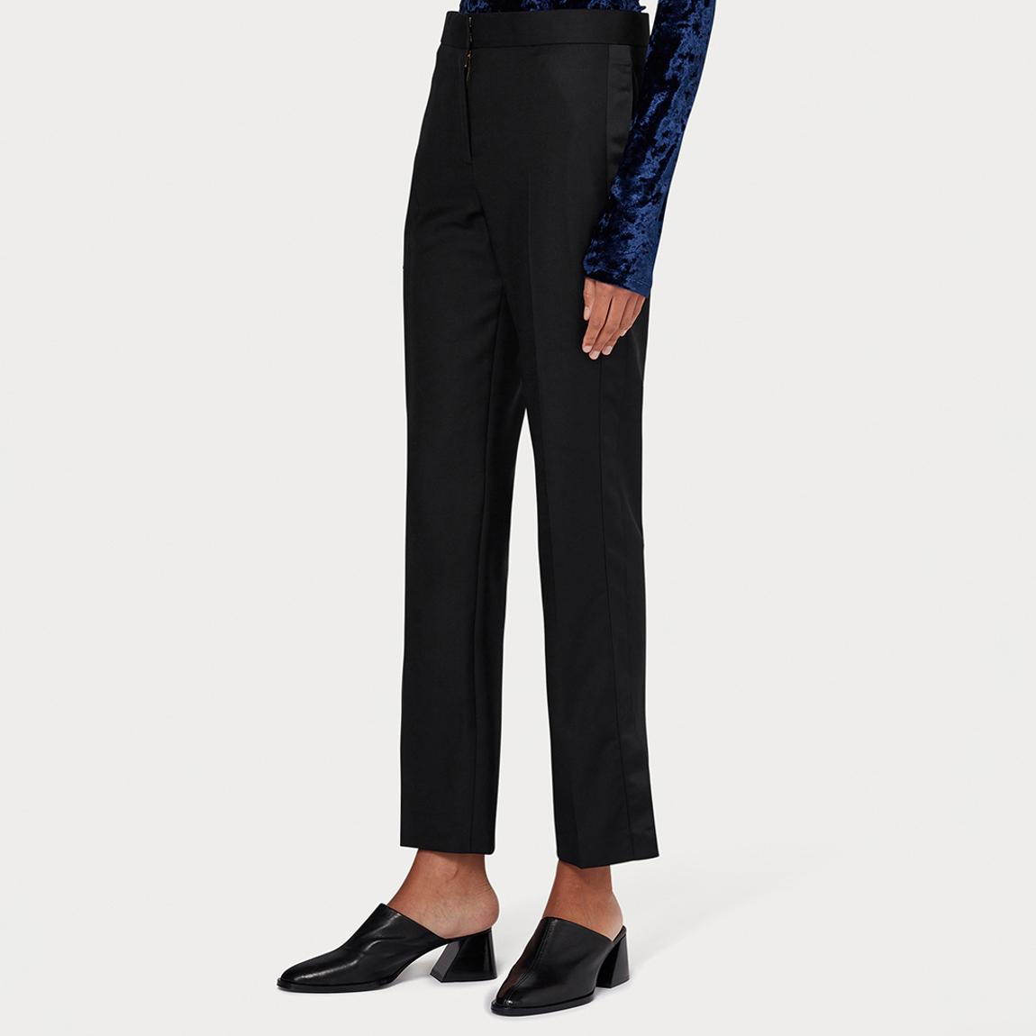 Black Tailored Crop Wool Trousers main product photo
