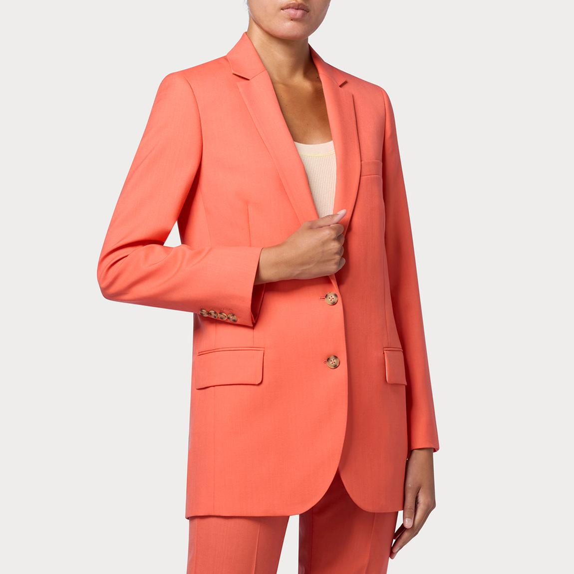 Coral Single Breasted Wool Blazer main product photo