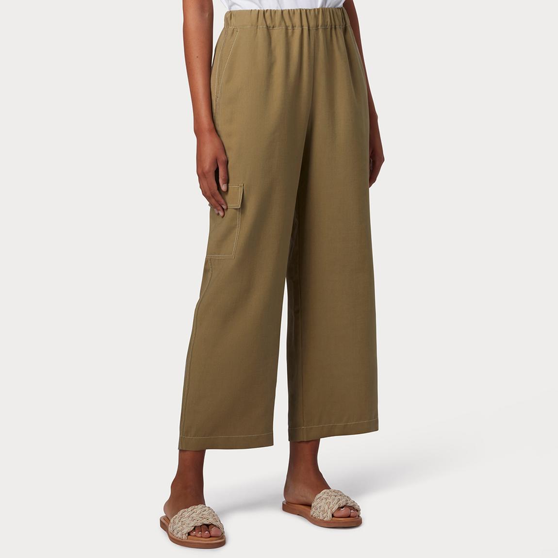 Khaki Utility Culotte Trousers main product photo