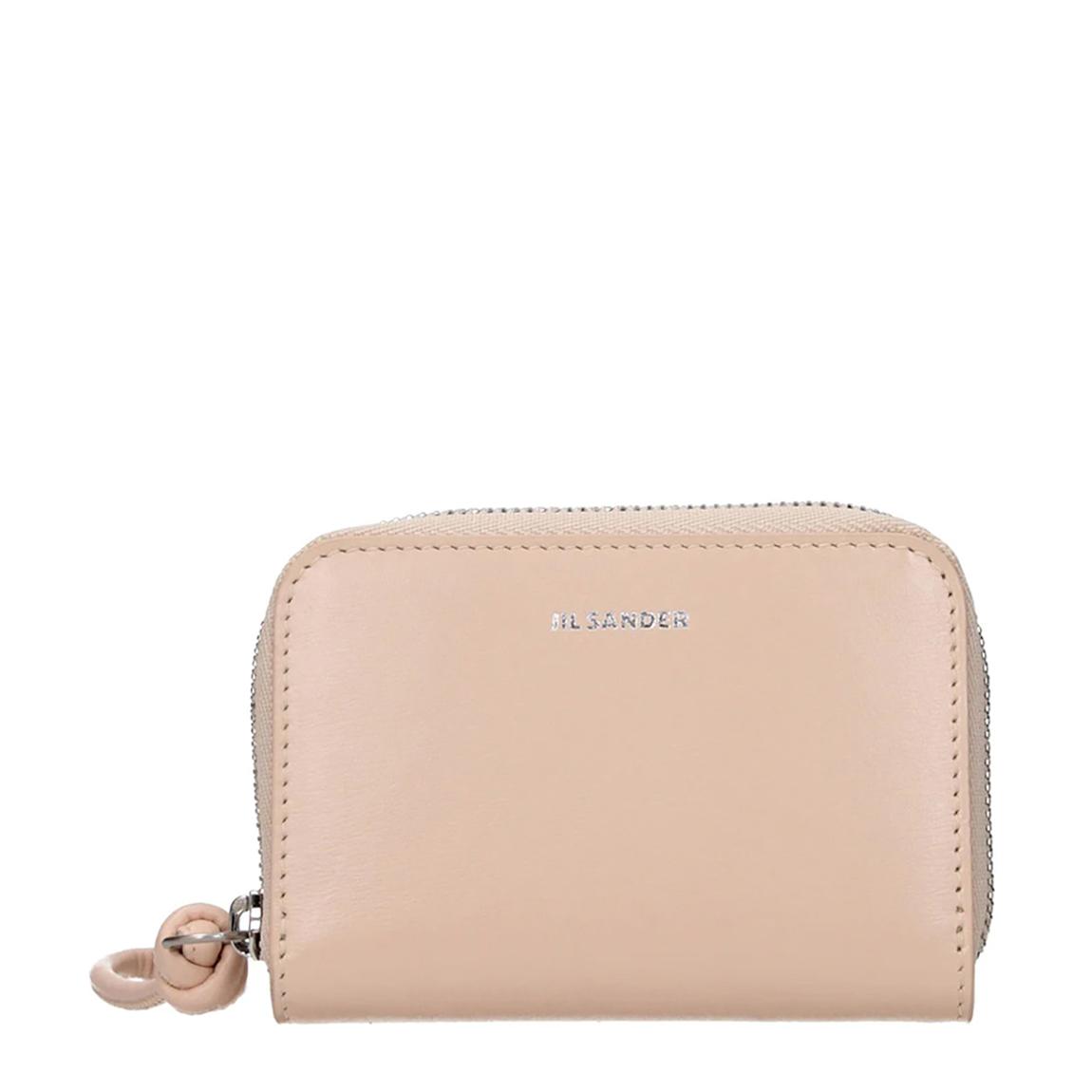 Pink Leather Jil Sander Small Wallet main product photo