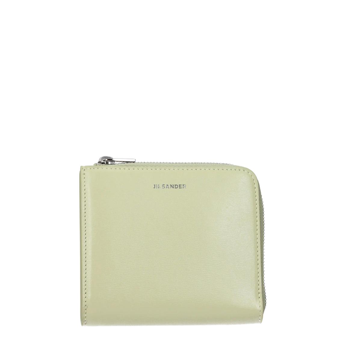 Green Leather Jil Sander Small Wallet main product photo