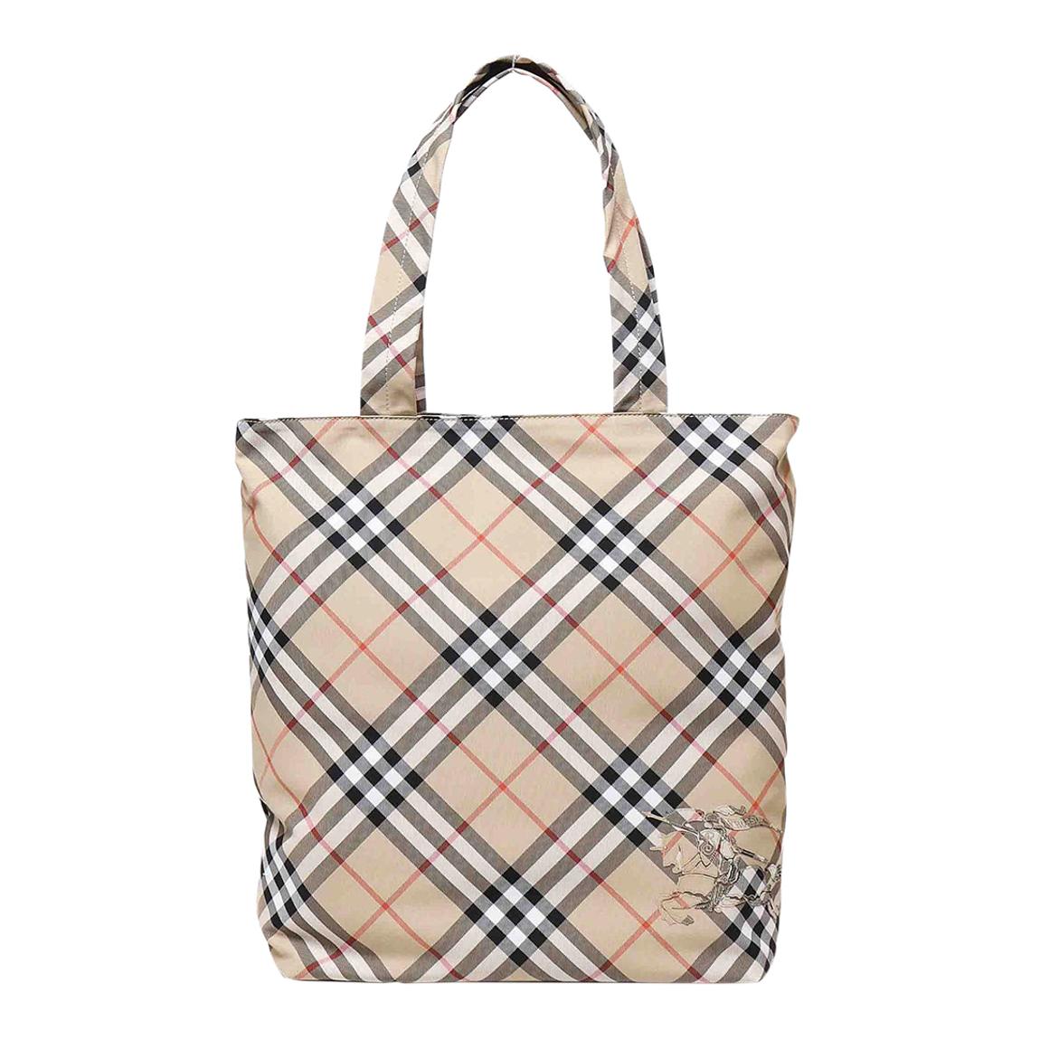 Beige Burberry Check Tote main product photo
