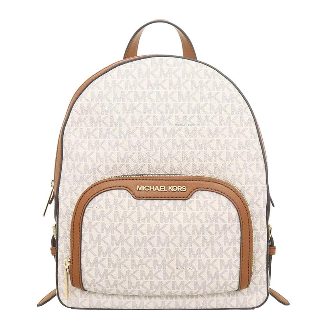 Beige Michael Kors Jaycee Medium Backpack main product photo
