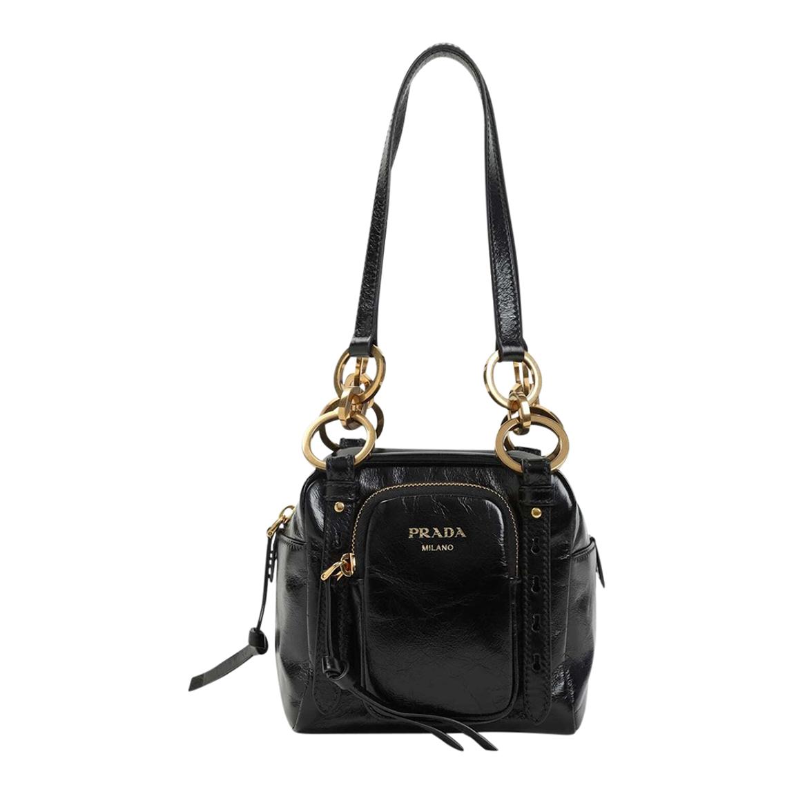 Black Prada Dangle Mini Bag main product photo