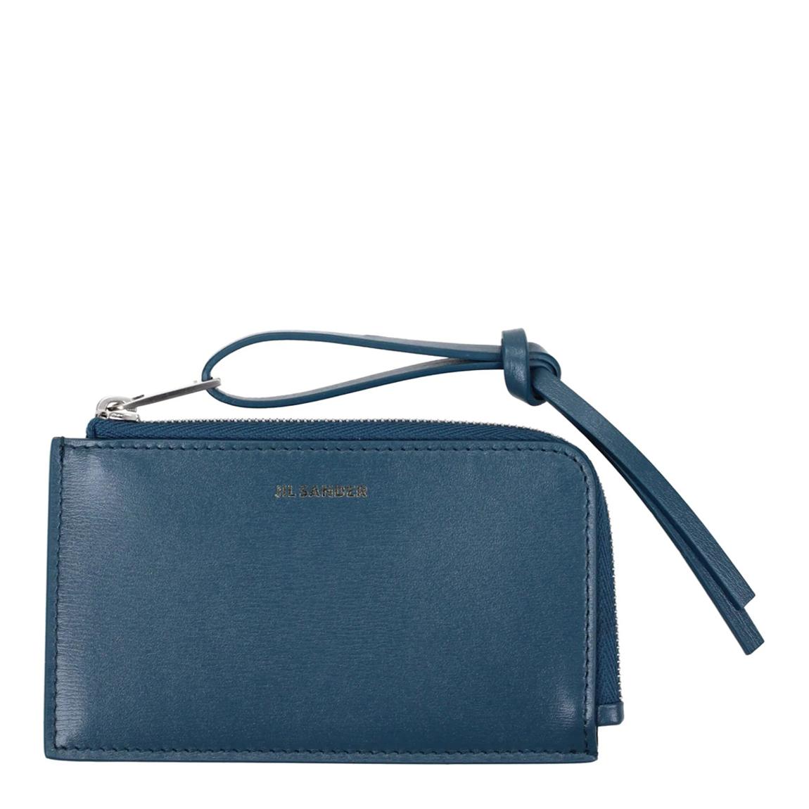 Blue Leather Jil Sander Wallet main product photo