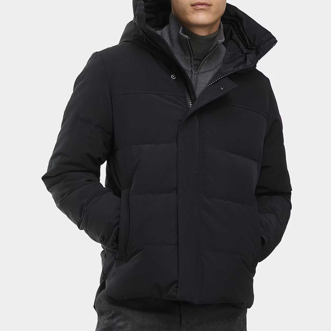 Black MacMillan Parka Coat main product photo