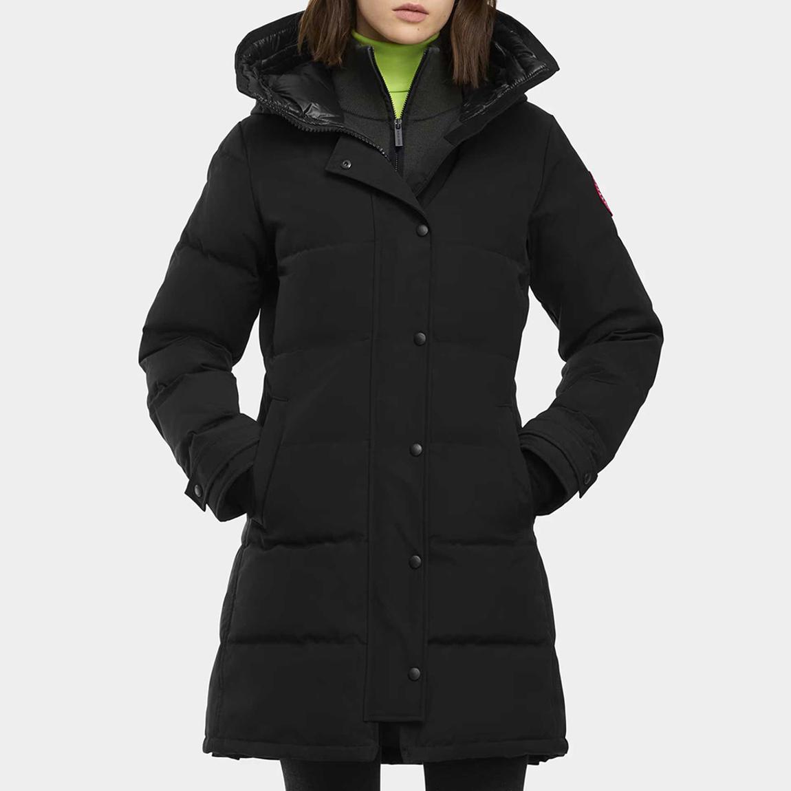 Black Shelburne Parka Padded Coat main product photo