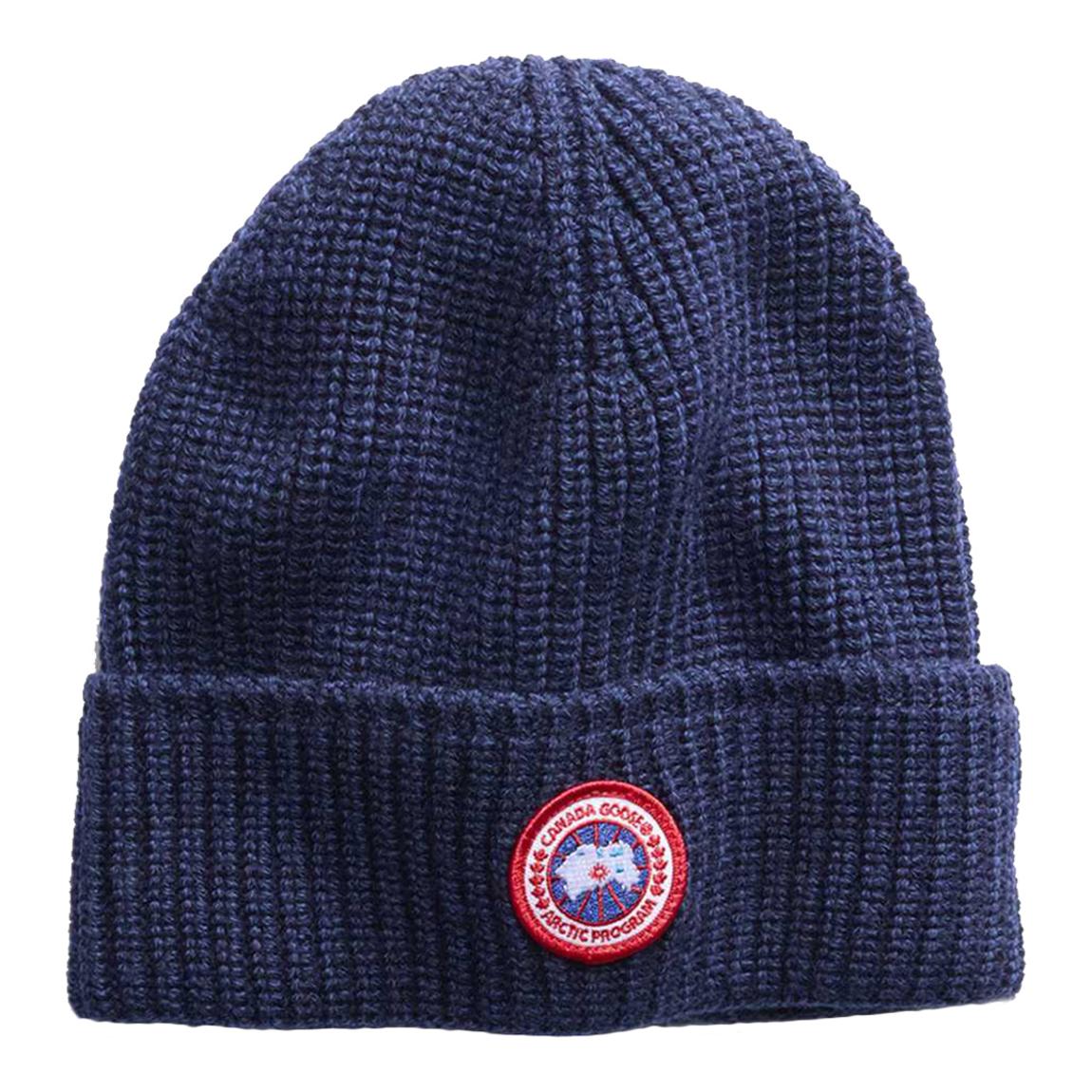Navy Rib Toque Wool Beanie main product photo