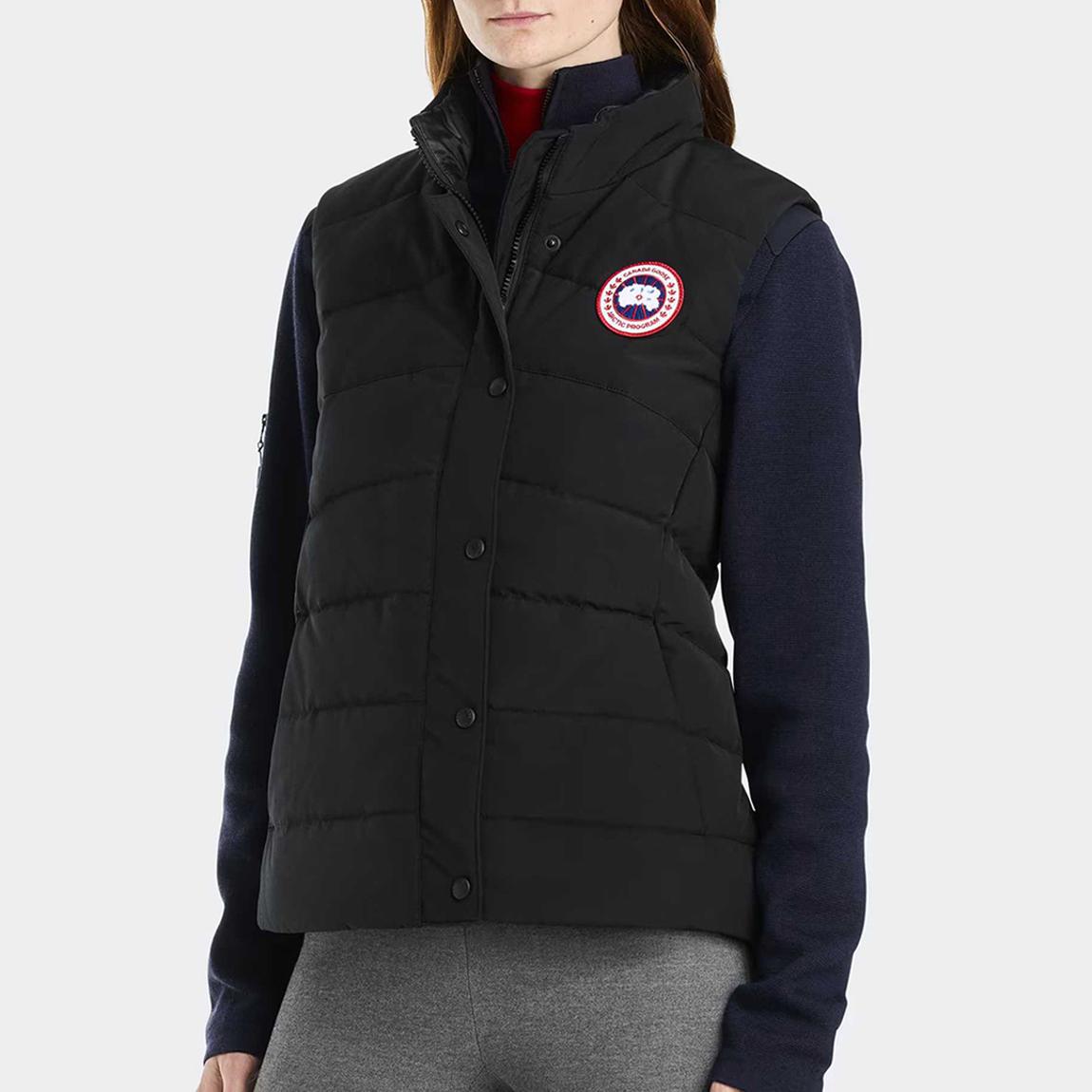 Black Freestyle Padded Gilet main product photo