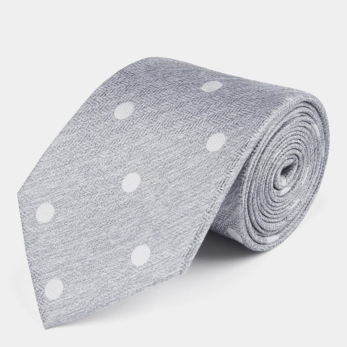Blue Jacquard Spot Silk Tie main product photo