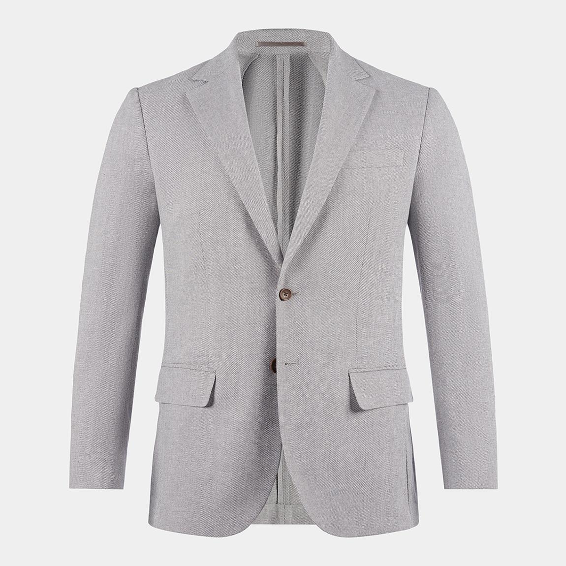 Grey Cotton Linen Jacket main product photo