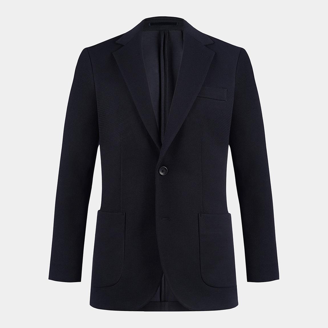 Navy Waffle Knit Jacket main product photo