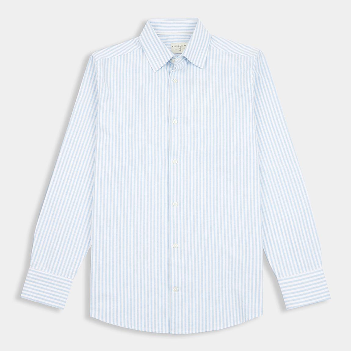 Blue Striped Oxford LS Shirt main product photo