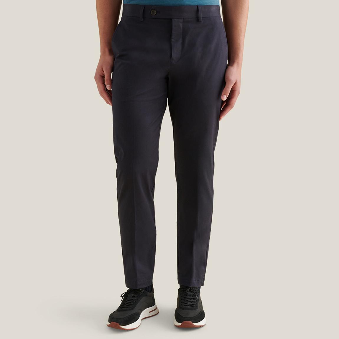 Navy Cotton Trouser main product photo