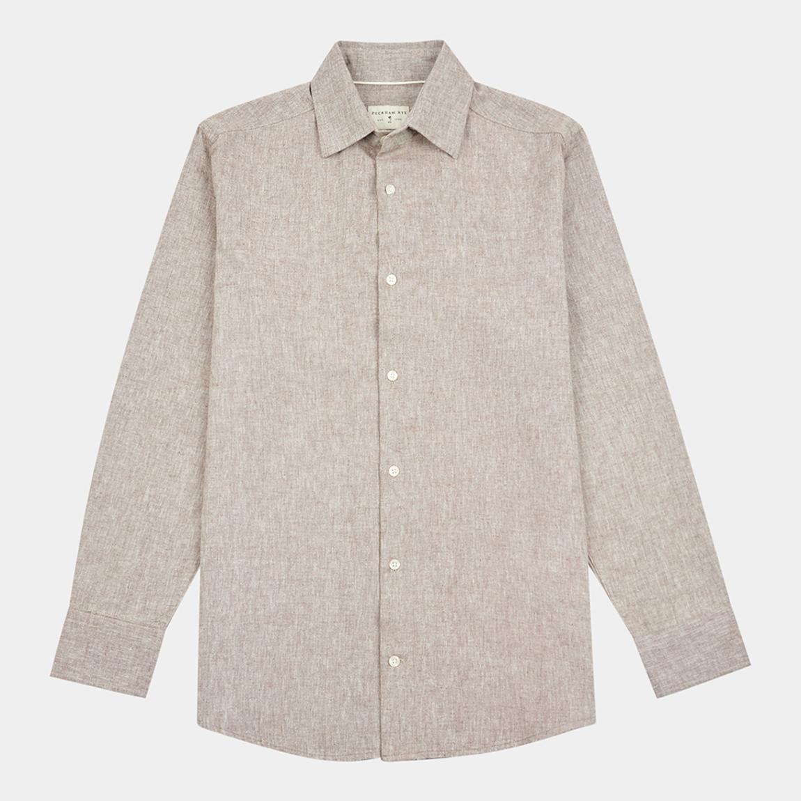 Brown Textured Polo Shirt main product photo