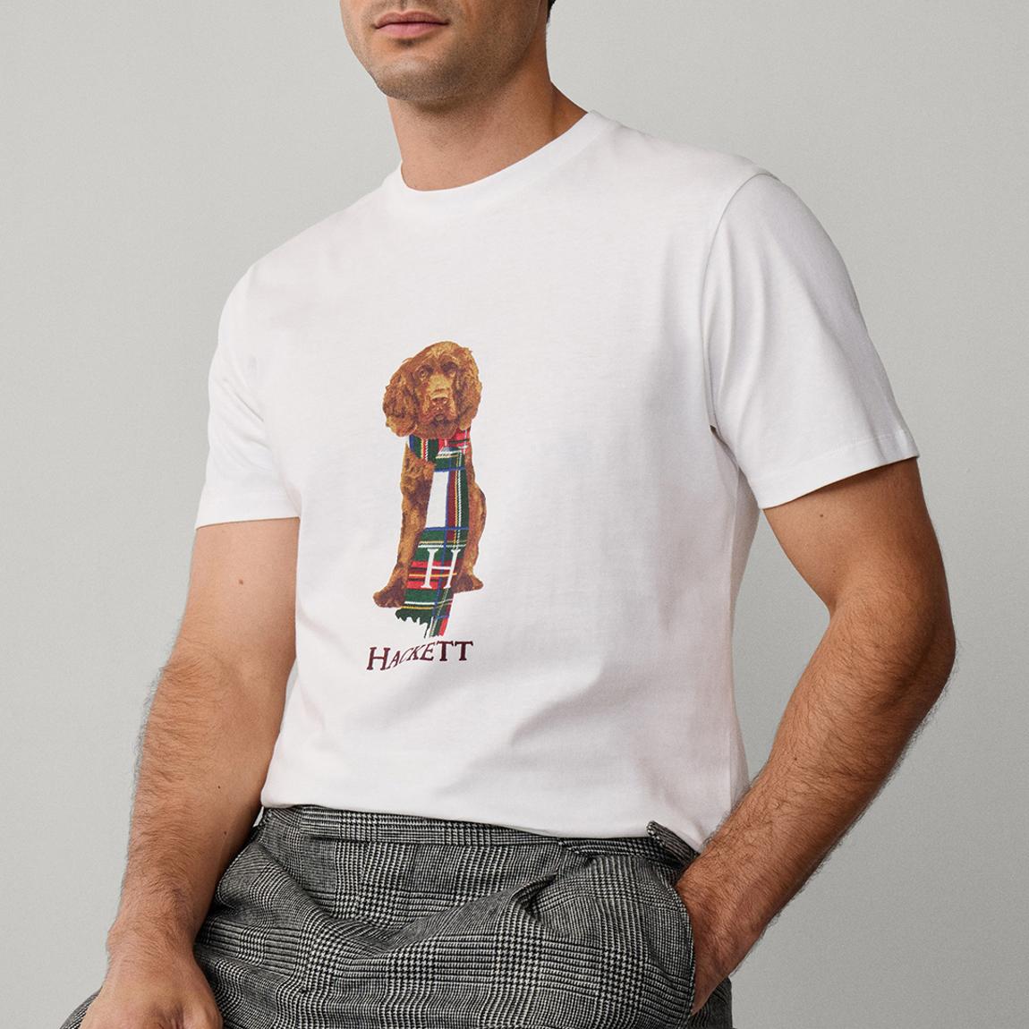 White Classic Fit Harry T-shirt main product photo