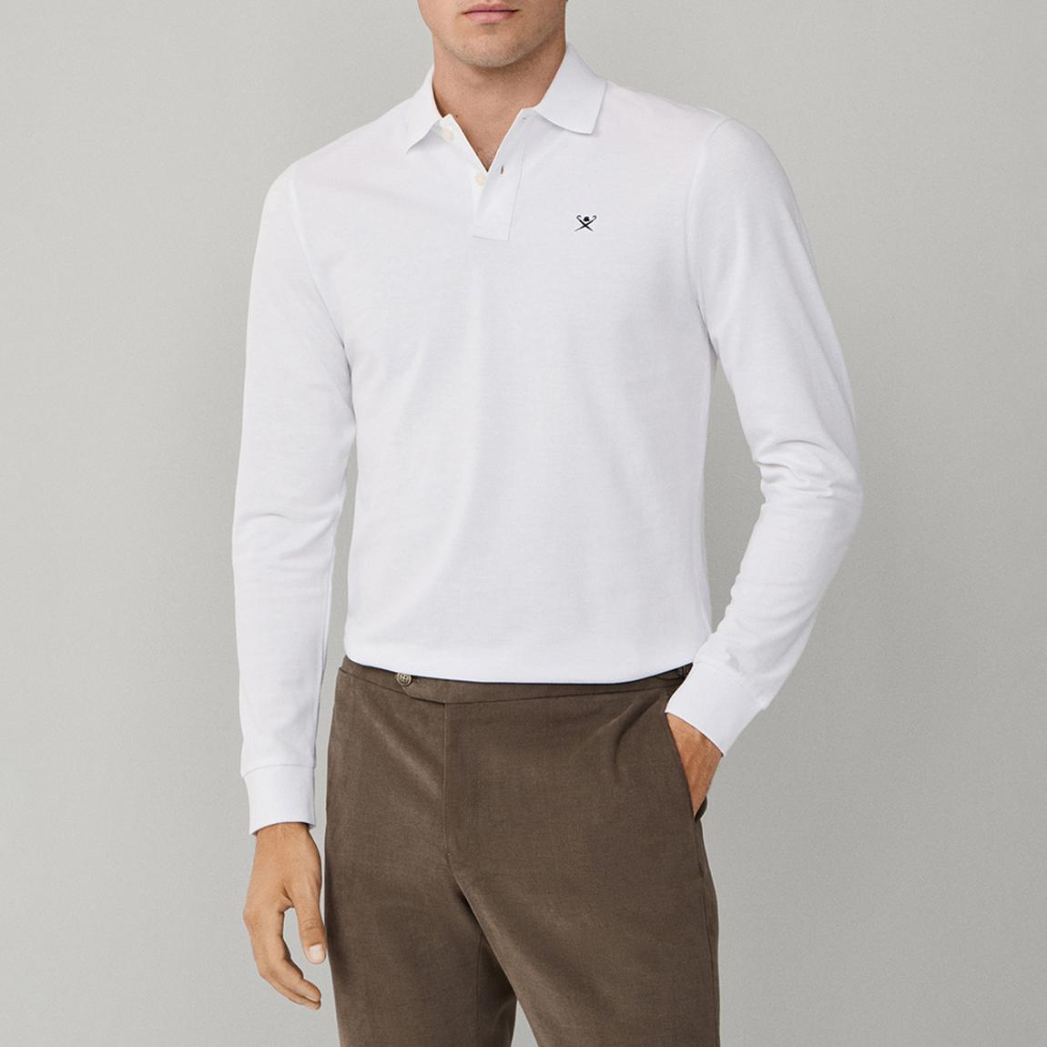 White Classic Fit Polo Shirt main product photo