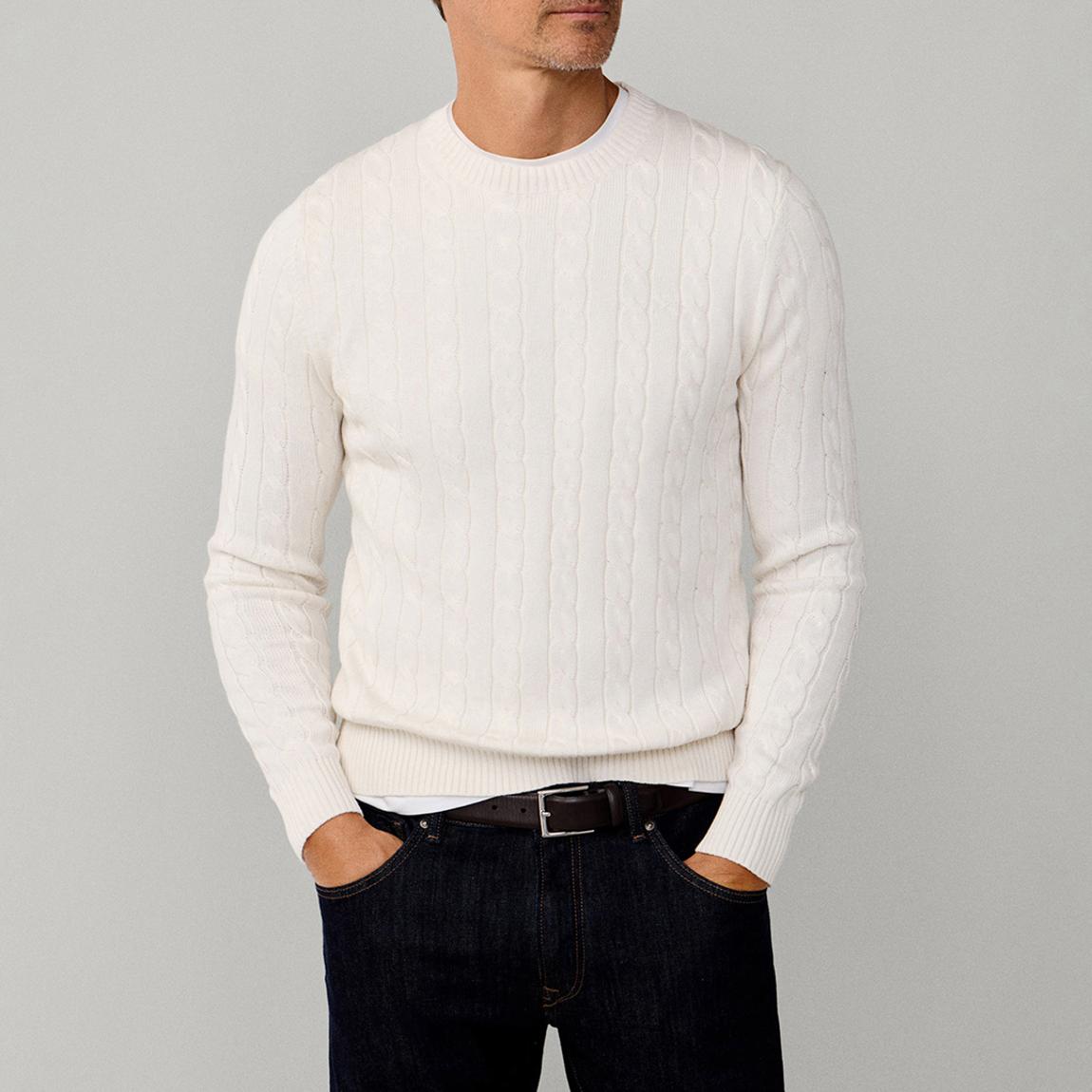 Cream Cable Knit Jumper main product photo