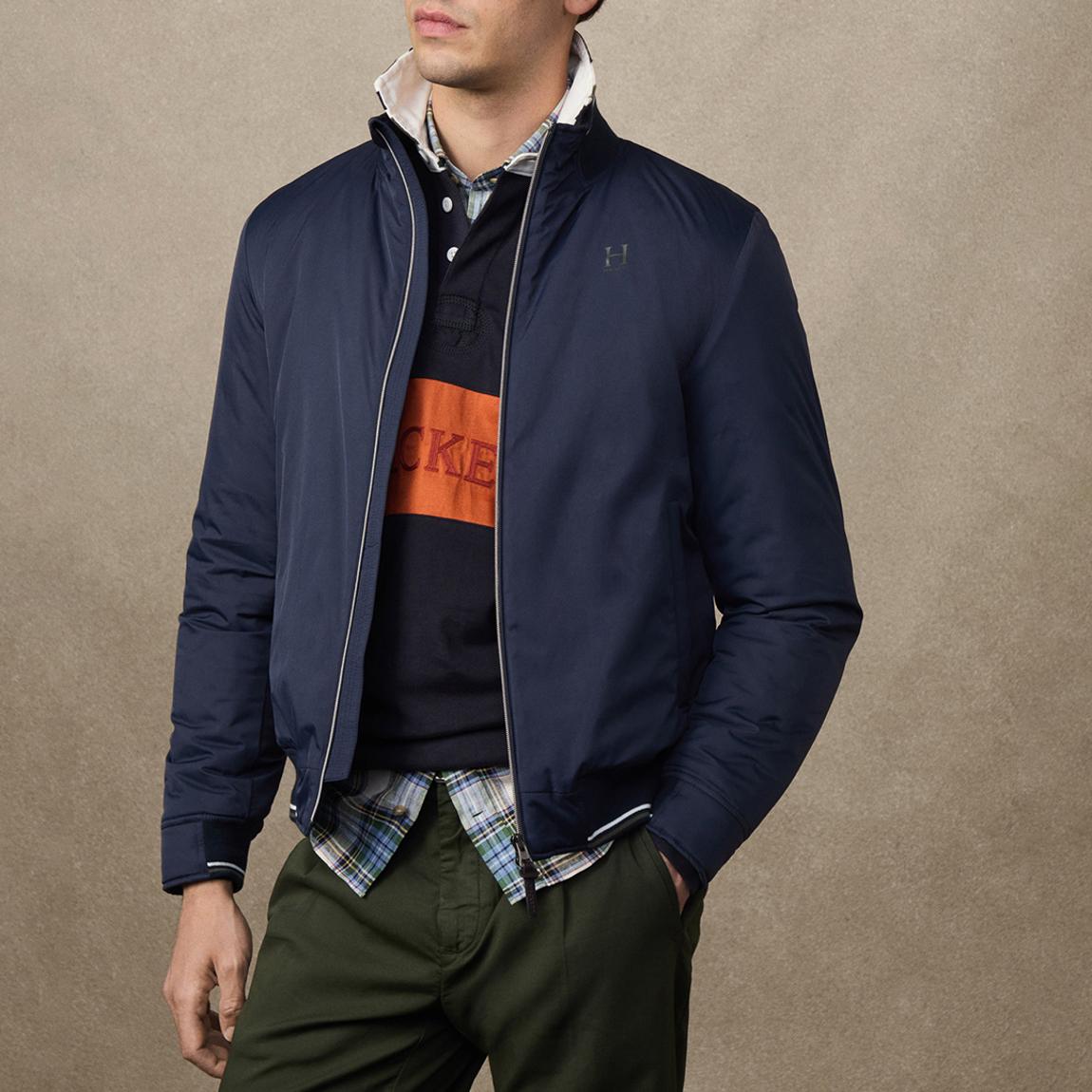 Navy Bomber Style Jacket main product photo