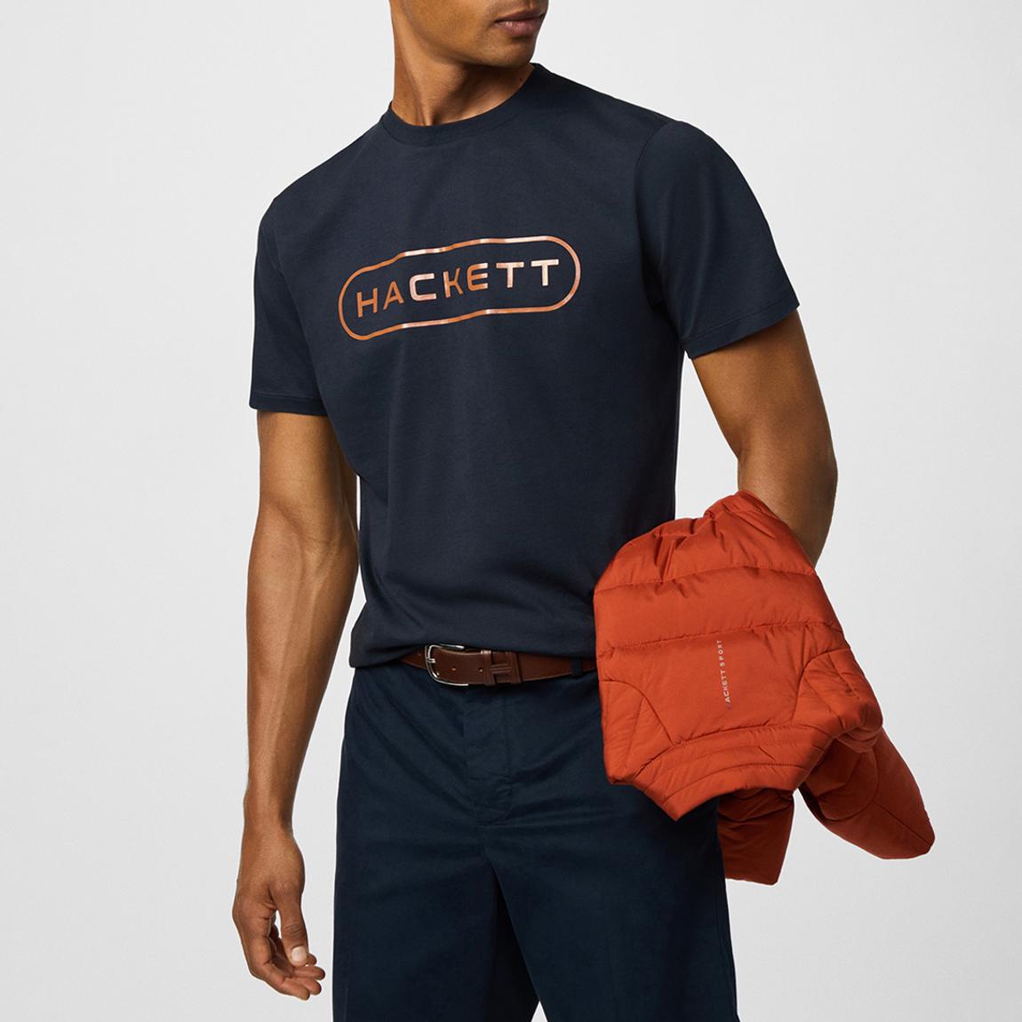 Navy Branded Classic Fit Box T-shirt main product photo