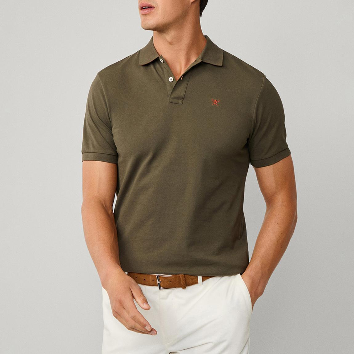 Khaki Slim Fit Polo Shirt main product photo