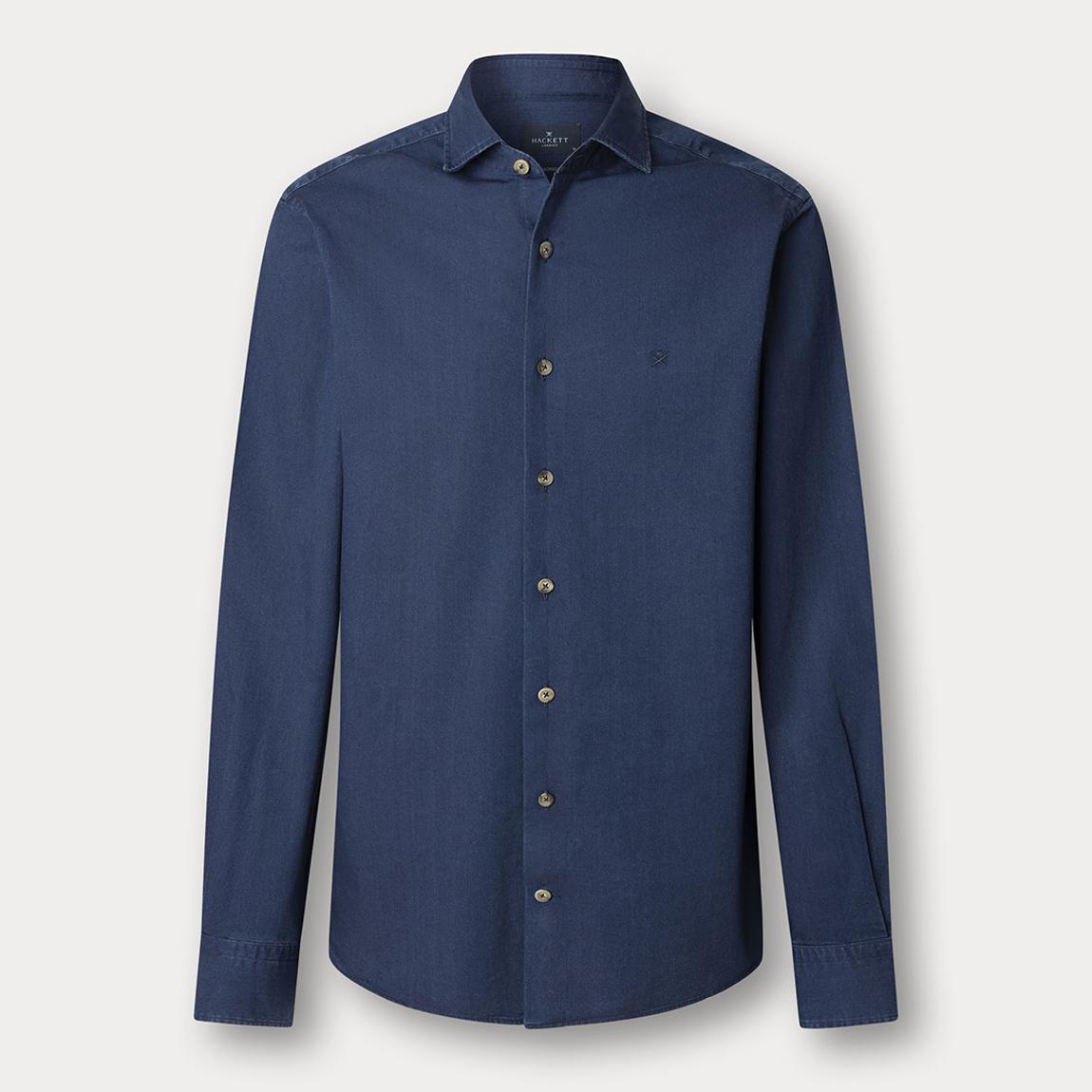 Navy Poplin Shirt main product photo