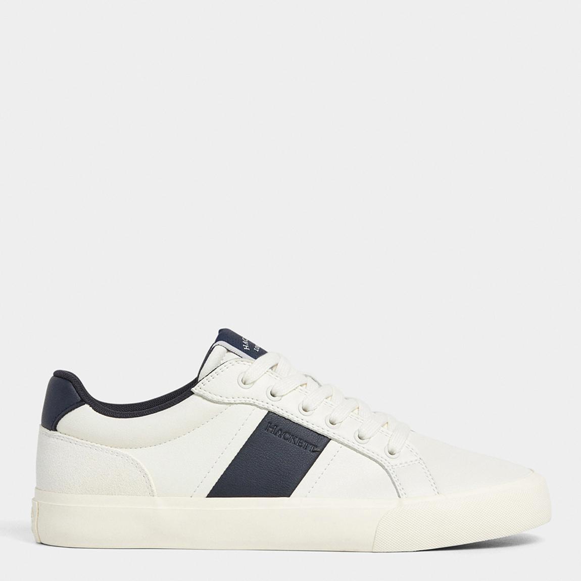 White Blake Leather And Suede Trainers main product photo