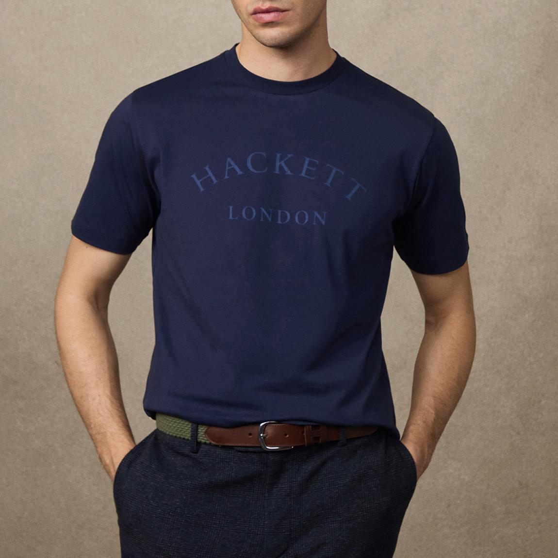 Navy Classic Fit Brand T-shirt main product photo
