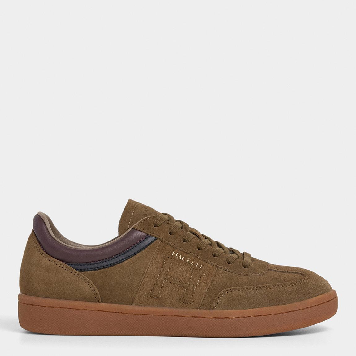 Brown Beck Ivy Suede Leather Trainers main product photo