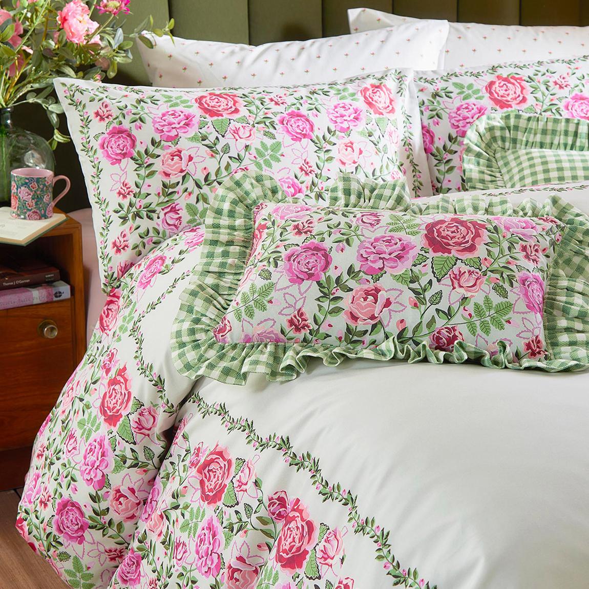 Dolly Rose 30x50 Cushion, Sage main product photo