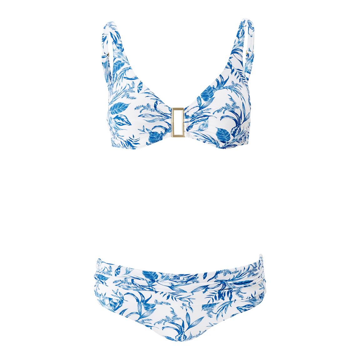 Blue Leaf Bel Air Bikini Top main product photo