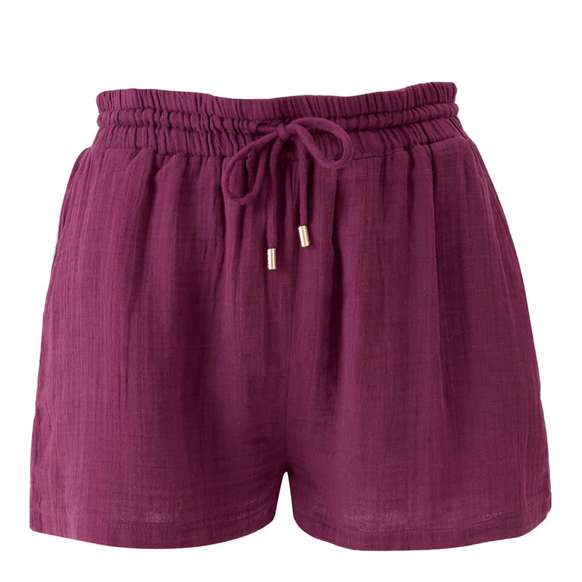 Bordeaux Abbie Shorts main product photo
