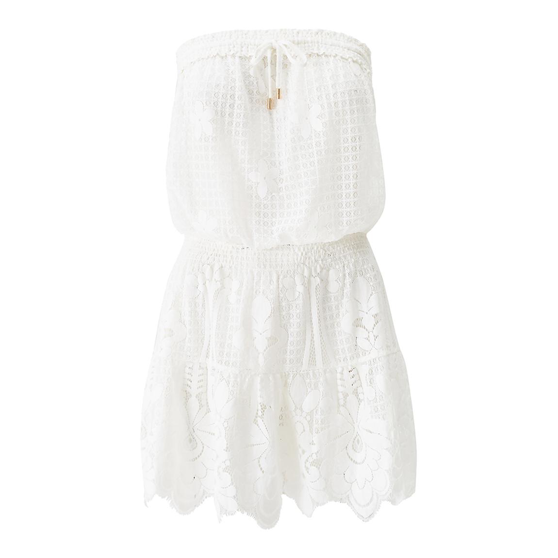 White Isla Bandeau Dress main product photo