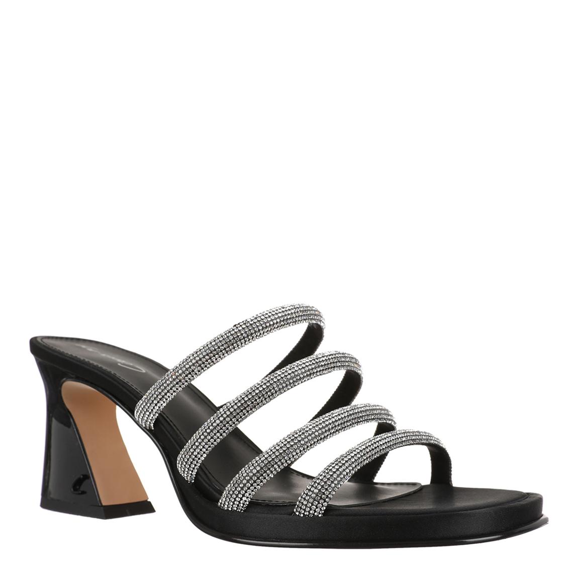 Heddie Microsuede Black Heel main product photo