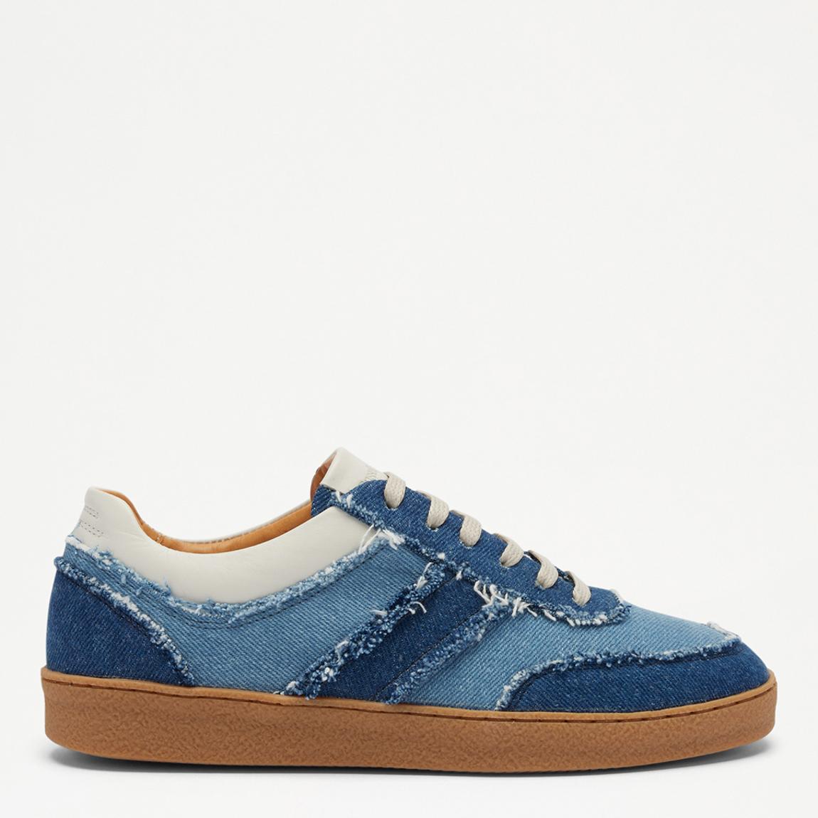 Woman's Denim Roller Lace Up Trainer main product photo