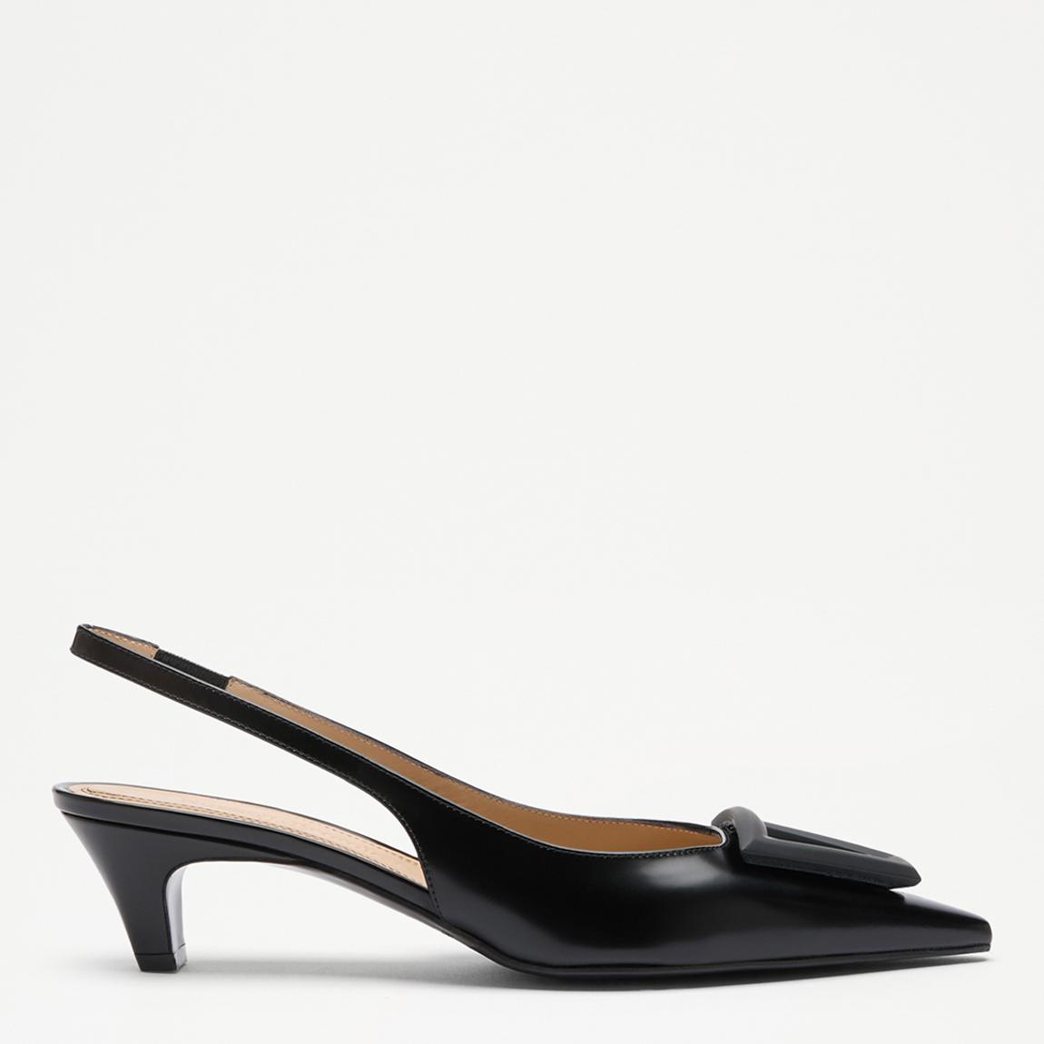 Woman's Black Stand Out Heeled Shoe main product photo