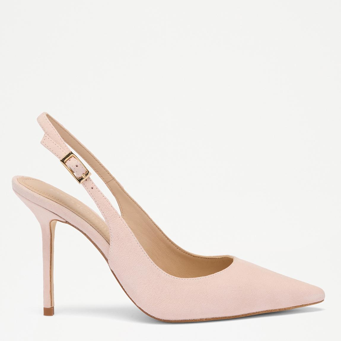 Woman's Suede Blush Everleigh Slingback Heeled Court Shoe main product photo